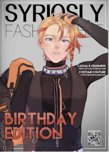SYRIOSLY FASHIONABLE MagaZine - Axel Syrios BDAY 2023